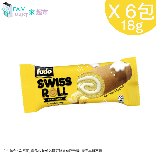 福多奶油味瑞士卷 18g x 6