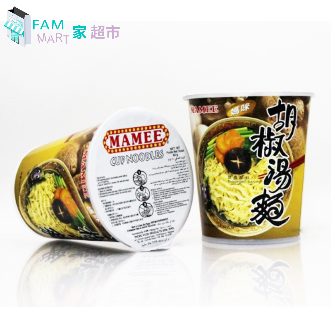 (杯裝)媽咪麵胡椒麵 60G X 2