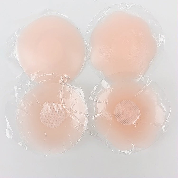 (1對) 梅花形隱形無痕硅膠胸貼