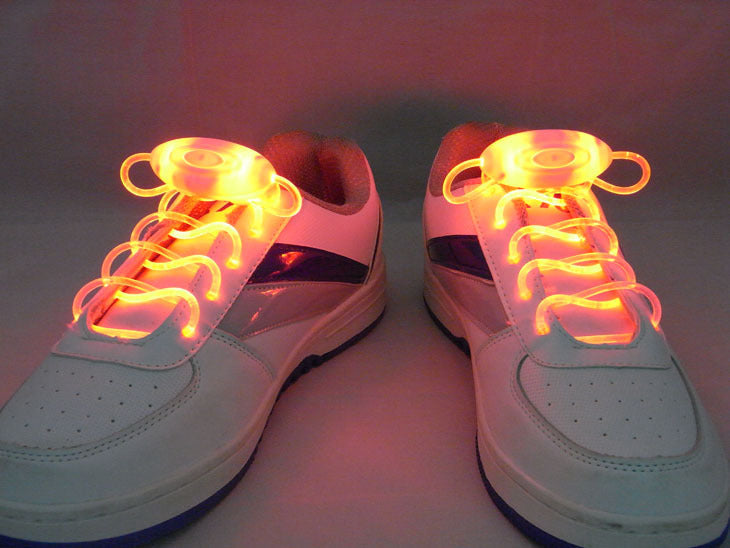 (橙色)LED 戶外發光鞋帶 x 1