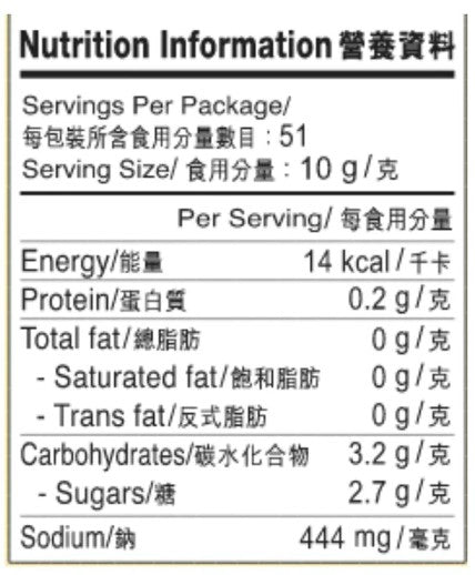 李錦記-素食蠔油 510g x 1