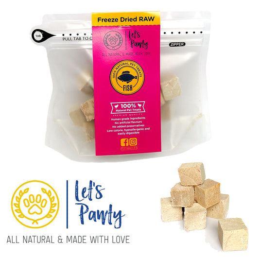 Let's Pawty 台灣全天然凍乾鮪魚丁立方 70g