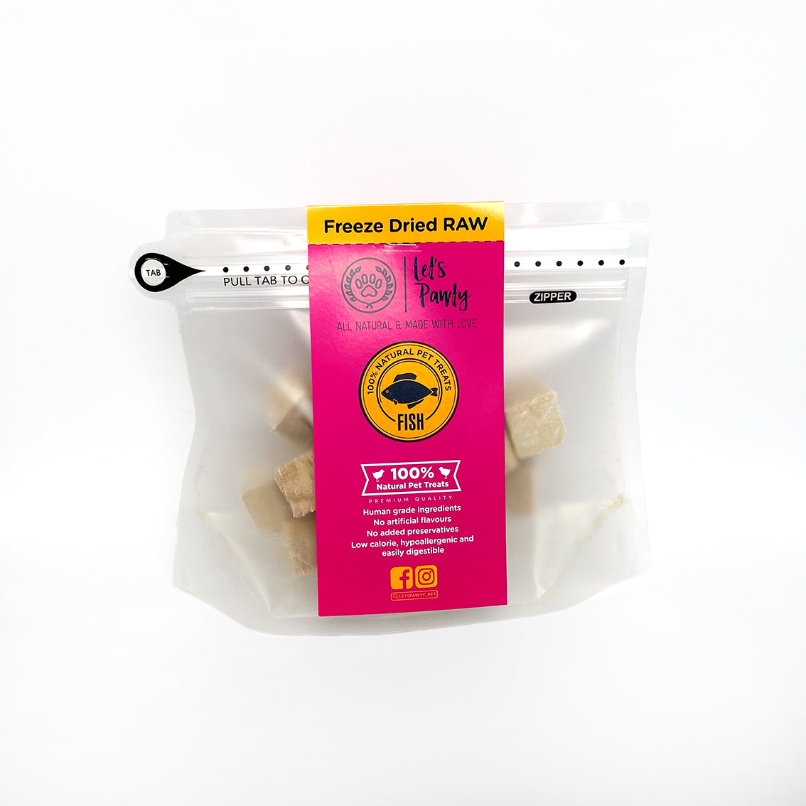 Let's Pawty 台灣全天然凍乾鮪魚丁立方 70g
