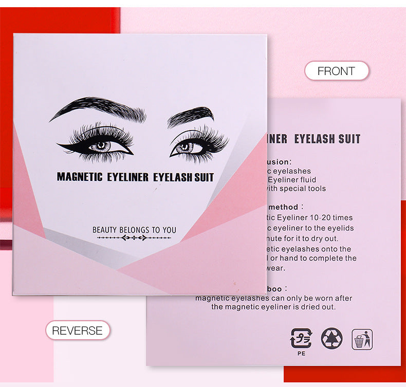 【301】(3對裝)纖維磁吸自然款濃密假睫毛