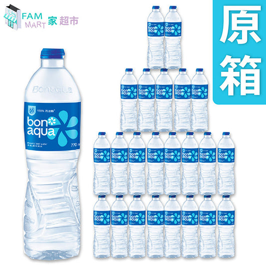 飛雪 - Bonaqua 礦物質水 (770ml x 原箱24樽)