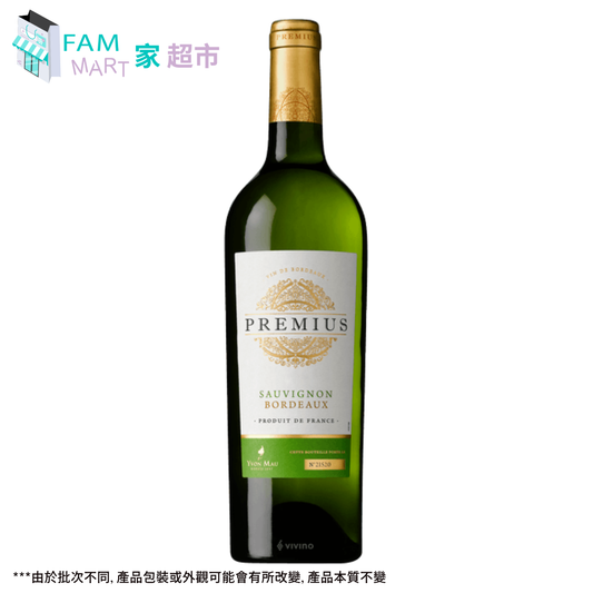 2015 Yvon Mau Premius白葡萄酒 750ml