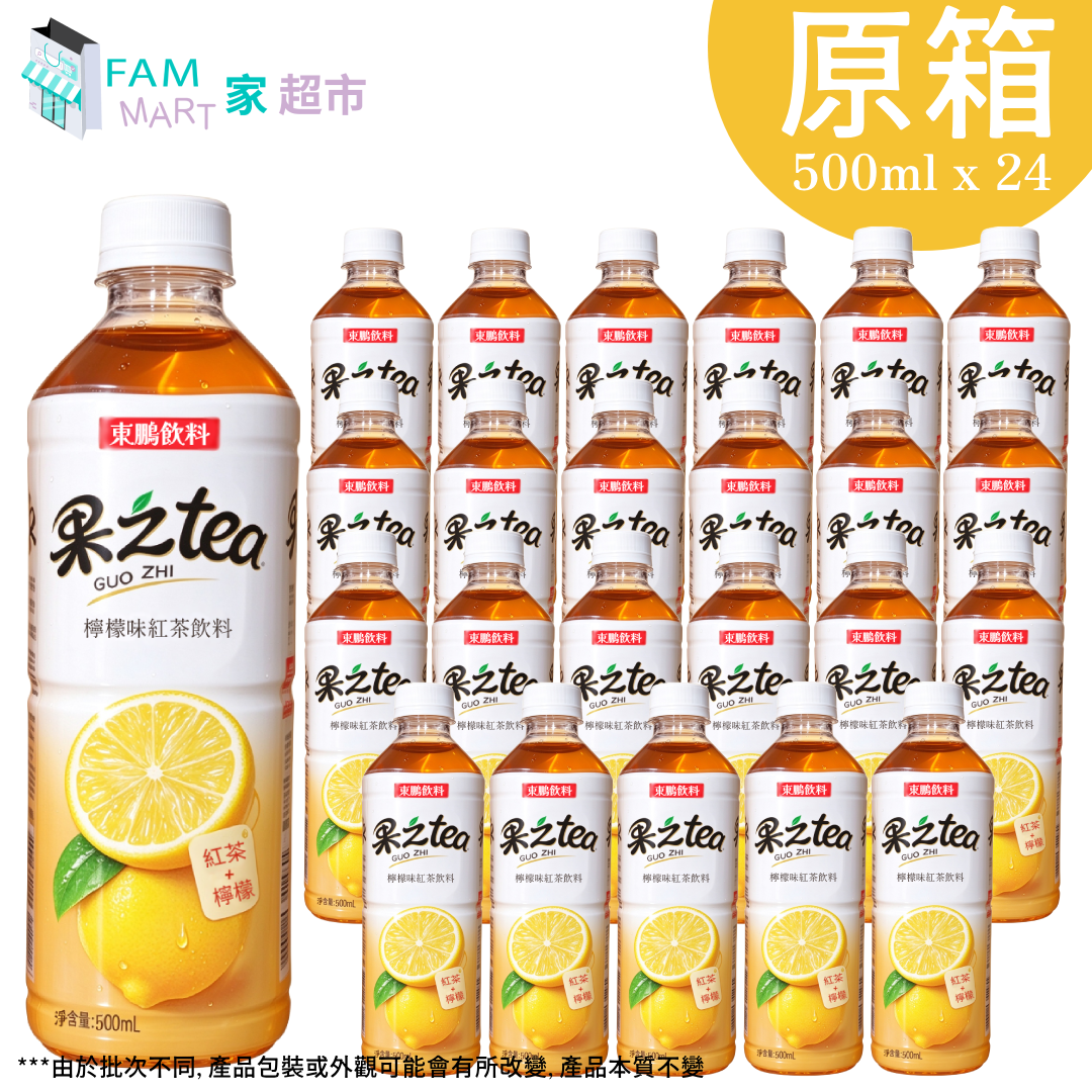 [原箱]東鵬果之茶檸檬紅茶 500ml x 24樽