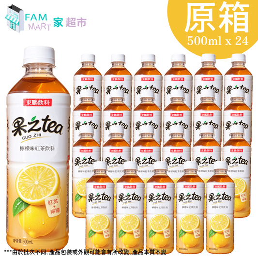 [原箱]東鵬果之茶檸檬紅茶 500ml x 24樽