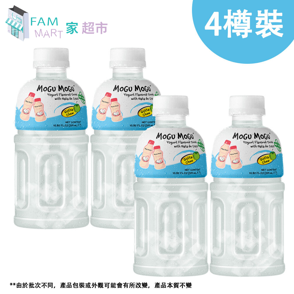 MOGU - [4樽裝] 乳酸蒟蒻果粒果汁(320ml x 4樽)