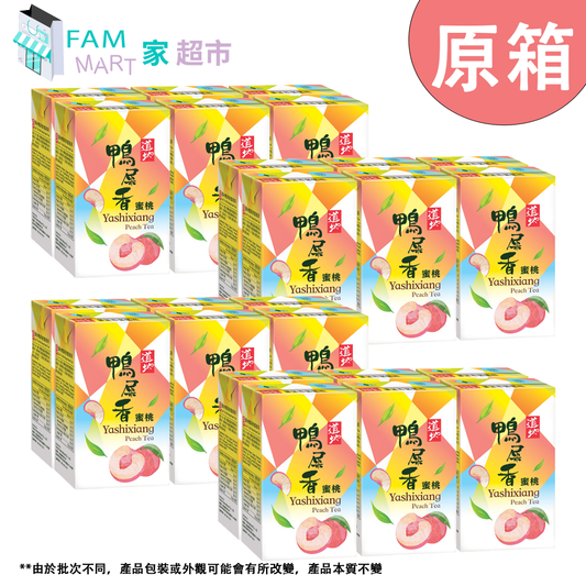 [原箱24包]道地(紙包)鴨屎香蜜桃茶 (250ml x 24包)