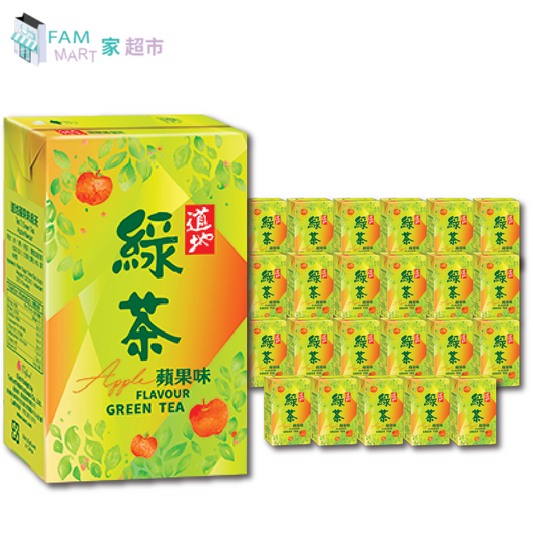 道地(紙包)蘋果綠茶 (250ml x 24包)