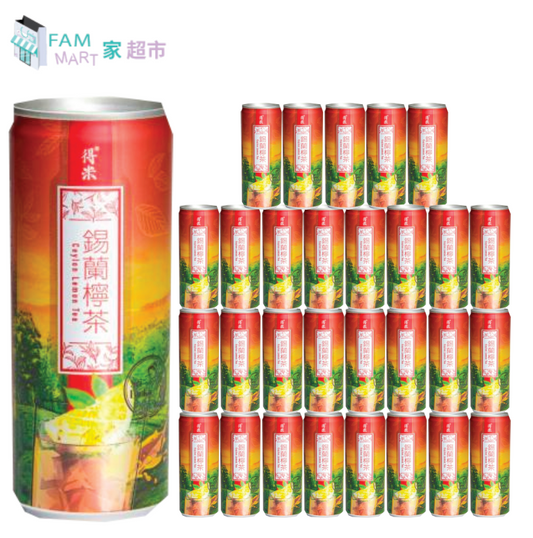 [原箱] 得米- 鍚蘭檸檬茶(250ml x 30罐)