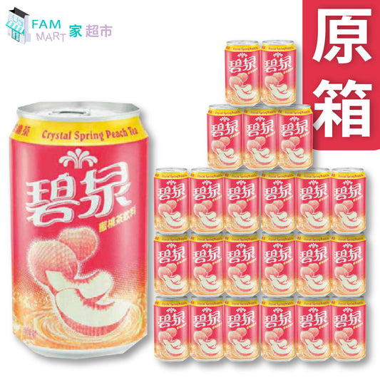 碧泉蜜桃茶　罐裝　330ml x 24