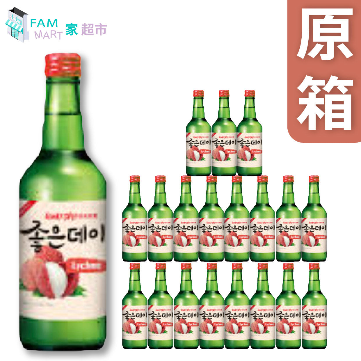 Muhak - [原箱] 舞鶴燒酒 荔枝味 360ml x 20