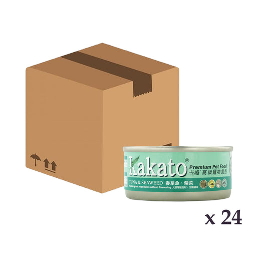 Kakato - 吞拿魚,紫菜70g x 24罐
