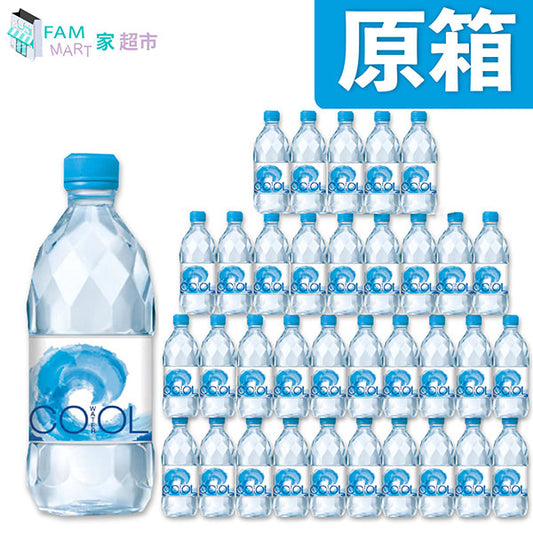 清涼 - [原箱24樽] COOL清涼水-礦物質水(細) (380ml x 35樽)