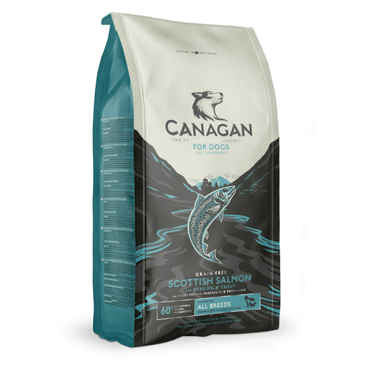 Canagan (原之選) 天然無穀物狗乾糧 - 蘇格蘭三文魚配方 Scottish Salmon with Herring & Trout 12kg