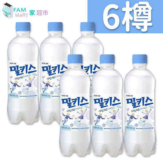 樂天 - (樽裝)忌廉溝鮮奶飲品 (500ml x 6樽)