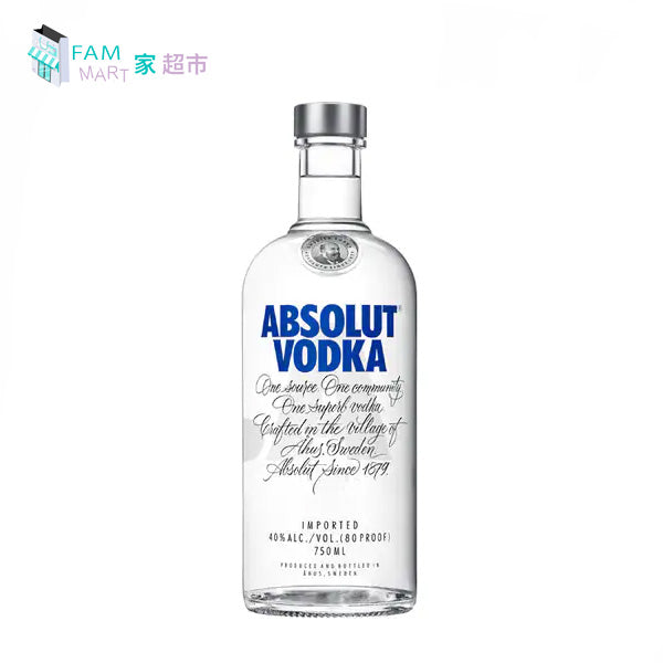絕對伏特加 - Absolut Vodka 絕對伏特加(750ml)